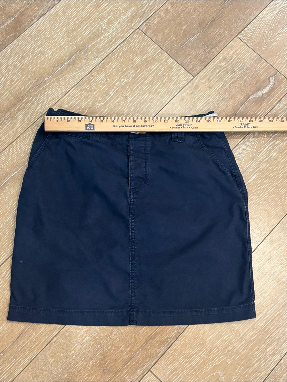 Daughters of the Liberation Navy Blue Rope Belt nautical preppy Mini Skirt 10 - Picture 8 of 9